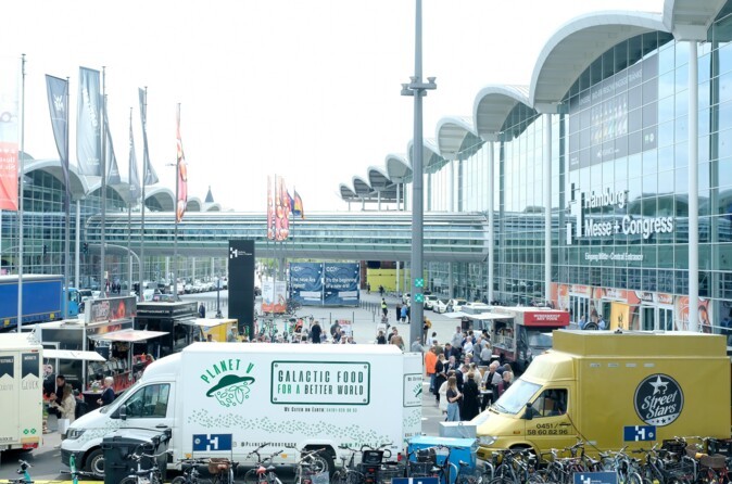 Street Food Market auf dem Messeplatz
